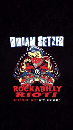 Brian Setzer Instagram - Tickets are on sale NOW for the Brian Setzer Rockabilly Riot! 2024 Tour 💥. Link in bio for tickets and info