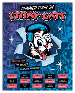 Brian Setzer Instagram - 🎸STRAY CATS ARE HITTING THE ROAD FOR A SUMMER 2024 TOUR 🎸

Fan club presale kicks off this Wednesday, March 27th at 10am local. Sign up for the newsletter at straycats.com (link in bio) to get early access. General on sale is this Friday, March 29th at 10am local