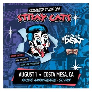 Brian Setzer Instagram - ⭐️ JUST ANNOUNCED ⭐️ @theenglishbeat will be joining Stray Cats August 1st & 2nd at the @pacificamphitheatre in Costa Mesa, CA. Tickets on sale now (link in bio) @moonshinetunes @themidnightcowgirls