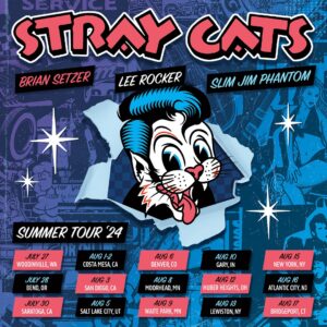 Brian Setzer Instagram - Stray Cats are ready to rock!! Summer tour kicks off in 2 weeks⏳ - Limited tickets available 💥🎫