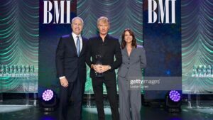 Brian Tyler Instagram - I can hardly believe I won my 40th BMI Music Award last night (for #1883 and @Yellowstone ), what an honor! Huge thank you to director Taylor Sheridan for bringing me on this adventure in the first place, to @BMI for their continued undying support of musicians, and @BretonVivian for so much incredible magic. #yellowstone @bosqueranchproductions ❤️