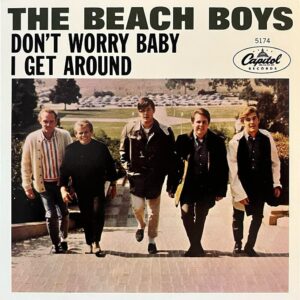 Brian Wilson Instagram - This week in 1964, The Beach Boys released “I Get Around,” backed with ‘Don’t Worry Baby.” It became their first chart-topping hit, as well as America’s first number-one hit by a homeland group since November 1963 in the middle of Beatlemania. Fleetwood Mac’s Lindsey Buckingham called it one of the great A and B sides of a 45 and said “I Get Around” is just masterful with the key modulations and breakdowns that repeat and just so sophisticated. Unbelievable piece of work.” Tell us what you think!

#1964
@thebeachboys
@lindseybuckingham
#igetaround
#dontworrybaby