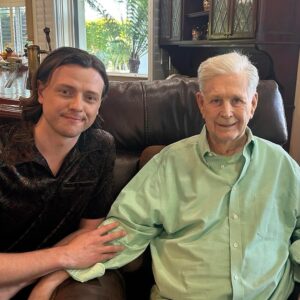 Brian Wilson Instagram - Brian, Fred Vail and producer Sam Parker at Brian’s home yesterday, discussed their Cows in the Pasture album, due out 2025. Originally produced in 1970 by Brian featuring Fred on vocals, the project has been resurrected by Sam, Fred, and Brian himself. Link in Bio for more info.

@hellosamparker
@brent310 thank you
#fredvail
#2025
#1970
#cowsinthepasture