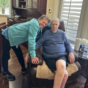 Brian Wilson Instagram - A visit from Blondie today  #friends @officialblondiechaplin