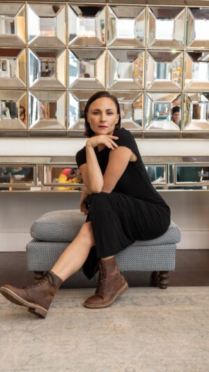 Briana Evigan Instagram - #GRWM as we style the brand new Veldskoen x MoveMe Traveller boot with @brianaevigan 🥾✨

Available at veldskoen.com

#alwaysinveldskoen #veldskoen #boots #style #fashion