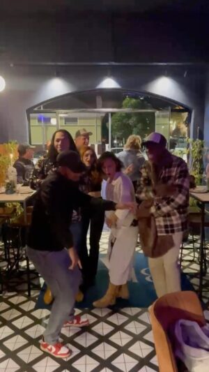 Briana Evigan Instagram - Step up all over Africa, we finished dinner and some amazing humans danced with me so we can keep dancing around the world together. You don’t even need music apparently! 🤣🤣🤣 thanks guys for making my night. A little dance makes everyone’s soul full. 🌏♥️🌏 #dancearoundtheworld #SouthAfrica