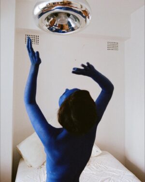 Bridget Gao-Hollitt Instagram - kellie bird blue 💙 @kinkalow @cl_h_mu