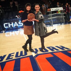 Bridgette Dunning Instagram - 🏀Knicks Game! Everyone at #madisonsquaregarden has been super sweet!! Congratulations @gardenofdreamsfoundation - GDF night!!✌️️💕