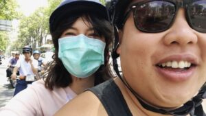 Bridgette Dunning Instagram - First day in Vietnam w/@_ziccoo_ !! #timePHOfun #myhelmetsnameisdanger 🛵💕