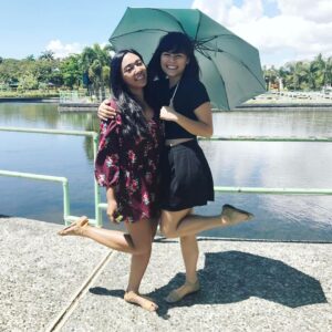 Bridgette Dunning Instagram - Good Friday•Good People•Good Vibes ✌️🌏❤️☀️ #travelbuddy #bff #mainit #araw