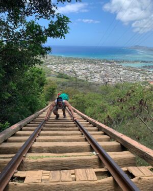 Brit Morgan Instagram - “So I was thinking today we could go on this little hike... like 35 minutes no big deal” - Larry