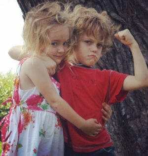 Britain Dalton Instagram - Me & my Lil sis ... Sometimes I wish we were this young again. #mylittlesister #bestfriend #veryprotectivebrother