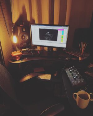 Brittany Allen Instagram - I had the pleasure of scoring @blumhouse film Torn Hearts for director @breagrant , with a script by @rachkollercroft , starring the incredible @kateysagal , @abbyquinnya and @alexxislemire . I pushed the sound in a fresh direction with this one, building off of guitar, to keep it in the world of country music, but twisting and bending it many ways to capture the off kilter and unsettling ways of the story. I like to have flexibility with my rig as sometimes the best ideas come to you when your studio is also your bedroom. 🦑 Check out the trailer at @blumhouse !!