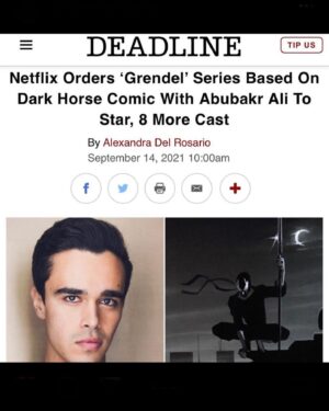 Brittany Allen Instagram - Had the great fortune to be a part of a very fun show the last few months, on the other side of the camera again, as Annabelle in @netflix ‘s upcoming #Grendel . Sometimes characters come along and you just understand them right away and think to yourself how much fun it would be to inhabit them, and in this case, I got the chance to. It’s been a pleasure working with the entire cast, crew and creative team. Very grateful and can’t wait for everyone to see it! 

(Second photo documents my hoarding/nesting style perfectly, captured when, upon returning to the green room, I noticed every other chair was tidy and bare, except for the one I sat in.)