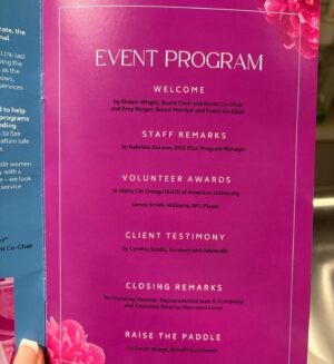 Brittany Lee Lewis Instagram - So grateful to have participated in @mysistersplacedc 45th Anniversary Celebration! 💜 My Sister’s Place (MSP) shelters, supports and empowers survivors of domestic violence and their children, while providing education to build a supportive community. #EndDomesticViolence #DomesticViolence #StopDomesticViolence #MySistersPlace