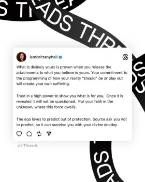 Brittany S. Hall Instagram - She’s opening the door to her mind, 
So have a seat 💺
And buckle up.