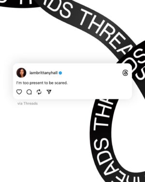 Brittany S. Hall Instagram - She’s opening the door to her mind, 
So have a seat 💺
And buckle up.