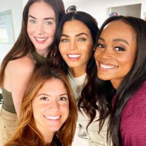 Brittany Underwood Instagram - My leading ladies 🥰 thank you for a wonderful journey darlings! You guys are amazing! ❤️❤️❤️ @hellolyndon @jennadewan @therachlindsay @lifetimetv