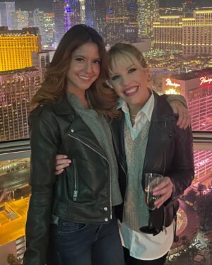 Brittany Underwood Instagram - Happiest of Birthdays to my bestie/sister/friendship soulmate @krisalderson who is the ultimate partner in crime. Even though she lives on the other side of the country, every time I get to visit her it feels like home. Here are some clips from a few adventures ago in Vegas. One of so many. I don’t think we’ve ever not had an insane blast whenever we reunite. 

Thank you for always being there for me through literally everything in my life, I wouldn’t be the person I am today if we had never met. I hope your birthday has been insanely special. Even though I couldn’t be there, I know you were surrounded by nothing but love and that makes me so so happy 🥹 I love you so freaking much Kiss!! 💘💘💘💘💘