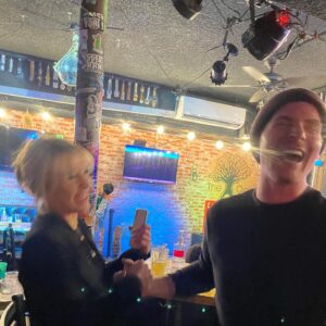 Brittany Underwood Instagram - Photo dump from an epic night out with besties the other night. This girl def needed that heading into heavy prep week! 🥰 

No I don’t care that some of these are blurry as hell 🤣

@krisalderson  @robertpalmerwatkins @franklaloggia @thevillagestudiocity @leonas.la #generalhospital #onelifetolive #reunion