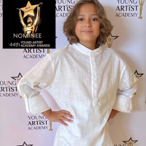 Brock Brenner Instagram - #aboutlastnight I am so excited to have been Nominated for “Best Director” @youngartistawds I can’t wait for the Awards Show! 🏆 #nominationparty  #redcarpet (wearing: @casablancabrand @louboutinworld )