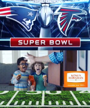 Brock Brenner Instagram - 🥳 TBT to my SuperBowl Commercial #kingshawaiian & #tombrady playing for my #pats Now... Let’s cheer TB12 @superbowl2021 @superbowl55tampa #tombradypatsmissyou