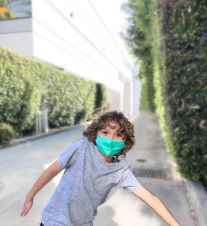 Brock Brenner Instagram - Even Behind the mask 😷 ...It’s one step closer to feeling normal ! #younghollywood #kidactor #ilovemyjob #staysafe #wearamask #weareinthistogether #sagaftra