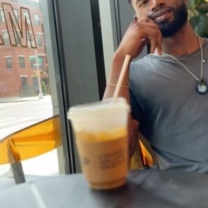 Broderick Hunter Instagram - Big chillin 🧊💙☕️
