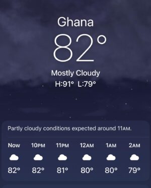 Broderick Hunter Instagram - Day 1: The house is warming 🇬🇭
