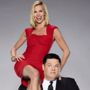 Brooke Burns Instagram - Throwback to The Chase shenanigans with @larserikfilms 
#thechase on
@gameshownetwork @markthebeastlabbett 
So fun!!