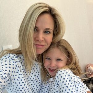 Brooke Burns Instagram - When this little one has a double ear infection, daddy’s in surgery, and the upstairs toilet leaks thru into the kitchen ceiling…send more @casamigos STAT!!!
Anyone else having one of those days?? 😳
#whataday #casamigos 
#tequila #momlife