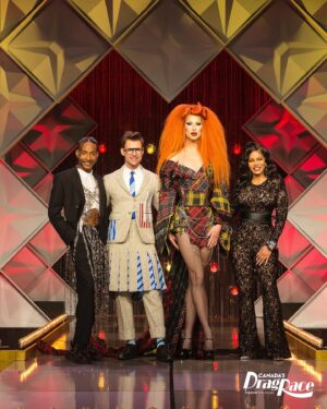 Brooke Lynn Hytes Instagram - “THIS is Vivienne FVCK!NG Westwood inspired!”

Catch an all new episode of @canadasdragrace this Thursday with special guest @jaidaehall !

💃🏼 @tri_collective 
💄 @viktorpeters 
💇🏼‍♀️ @kirstenklontz 
📸 @asquaredphoto 

#canadasdragrace