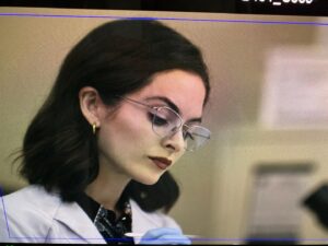 Brooke Lyons Instagram - Say “dialkyldithiophosphate” five times fast. 🔬 #LincolnRhyme #HuntfortheBoneCollector #Kate #bts @nbclincolnrhyme