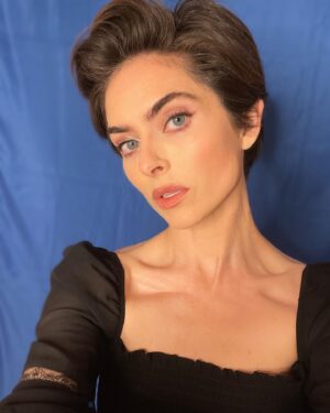 Brooke Lyons Instagram - The assignment was: James Dean x Elizabeth Taylor as Leo DiCaprio in Romeo & Juliet x Winona Ryder in Reality Bites, played by Kristen Stewart in a George Michael video in the ‘90s. ✂️ @frizzy.b nailed it.