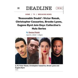 Brooke Lyons Instagram - I am one lucky duck. 🙏🏻⁣
⁣
Thank you thank you ⁣
@kerrywashington⁣
@larrywilmore⁣
@dramaraamla⁣
@tamaratgreg⁣
@petechatmon⁣
@kimhardincasting⁣
@pilarspics⁣
@simpsonstreet⁣
@hulu⁣
⁣
#ReasonableDoubt #Hulu #OnyxCollective