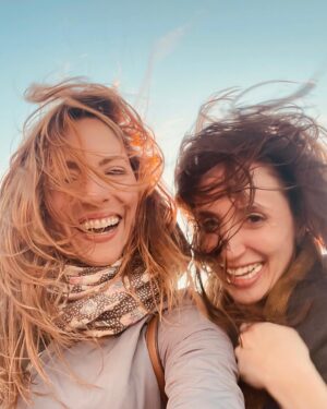Brooke Nevin Instagram - This one, right here. Aligning me with all that’s whimsical, and silly and alive. 
Love it most when we’re side-by-side.  Happy Birthday Sis! 
So grateful you’re mine.