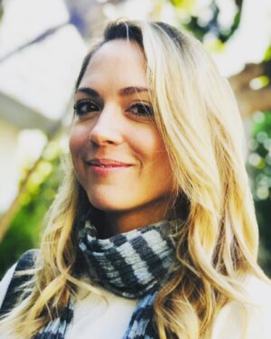 Brooke Nevin Instagram - This is a photo @traynorland snapped of me on my way out the door to begin my first official day as a director. The fact that it exists is just one of a  myriad ways @traynorland enthusiastically acknowledges, celebrates and magnifies every win in my life, be it small or significant. When I look at this photo, I see reflected in that playful, proud smile — a partner who stands before me, affirming every new challenge with an unequivocal “You got this.” So lucky I got you babe. And today, especially, I celebrate having you by my side. 
Wishing you all a special someone in your life who lifts you up. And no matter what, make room to honor the wins, big and small. It’s a good habit to get into.