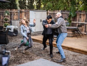 Brooke Nevin Instagram - Talk about a wild ride! Here are some BTS shots (📸 @davinophotostudio ) from last night’s episode of @swatcbs. 

This cast and crew works hard to bring weekly doses of high octane entertainment to your screens at home…and also know how to have fun while doing it!

A huge thank you to @swatwriters and @michaelgemballa for creating this kick-ass return arc for “Ally”. When you make being bad this fun, who wants to be good?!

Shout-out to the leader of said kick-assery, director #johnterlesky!

And feeling pretty lucky I got to share the screen again with scene partner and partner-in-crime, well fighting crime — @davidbradleylim along with @shemarfmoore and the amazing cast of S.W.A.T.

🔥🙌🏼🔥