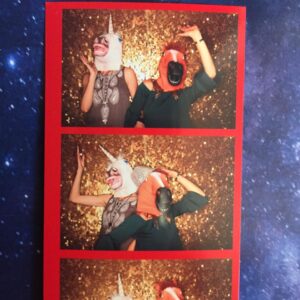 Brooke Nevin Instagram - We went dancing one night and then took some silly photos at a booth and I chose the horse head because there was only one unicorn. And if you knew Jeanette, that was obviously her. 

She would often sign off on missives with phrases like “you are magic” because that’s what she saw, what she generously brought out in so many. She noticed magic all around her. Maybe because it takes magic to know magic. 

I’m going to miss leaning into the silly with this one something fierce. I’m going to miss her laughter and her saying “I can’t wait to play with you” because it’s something she did best -– heart-forward, opening the door to JOY, an embodiment of hope and hilarious abandon and ultimate bravery. 

I’m still finding the courage to accept that you’re gone. That may take a while because this is too soon. Thank you friend, for shining so bright. I am holding all those you loved and who love you close to my heart, @pizzamouth most of all.