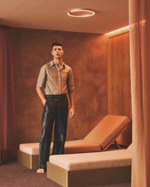 Bruce Herbelin-Earle Instagram - 😏 @attitudemag 😏

Styling @josephkocharian 
Photography @jenny__brough 
Location @hotelarlberglech