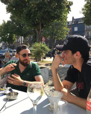 Bruce Herbelin-Earle Instagram - Honfleur, France. 15/08/2020 w/ Juliette & Arthur
