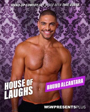 Bruno Carvalho Alcantara Instagram - Catch me on the brand new episode of #HouseOfLaughs now streaming on @wowpresentsplus✨

#brunoalcantara #lgbtq #standup #comedy #bartender