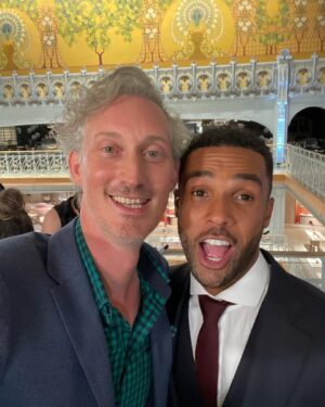 Bruno Gouery Instagram - I am really glad I met you Lucien, we had such a great time working together in @emilyinparis Season 2. 

Sorry again for « la gaffe »
Your mad scientist 🧑🏼‍🔬 😜 

#emilyinparis #colleagues #netflixseries