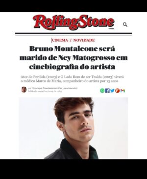 Bruno Montaleone Instagram - Estou muito entusiasmado por fazer parte desse projeto lindo! Contar a história de um dos maiores artistas da nossa cultura é uma grande honra. Aqui tem um pouquinho sobre o projeto pra quem quiser espiar! @parisentretenimento