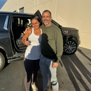 Bryan Callen Instagram - Tulsi Gabbard and I at @pfc_crossfit in Las Vegas. Veteran, Politician, great human and in way better shape than me (hence the quad cramp in the last picture).