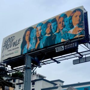 Bryan Craig Instagram - One last billboard for the @goodtrouble family. The Final Season 
January 2nd @freeform @hulu