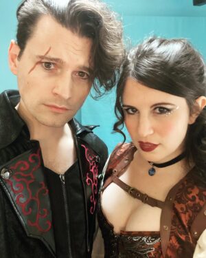 Bryan Dechart Instagram - Happy Halloween from our Witcher Original Characters Harold of Rivia & Jennifer of Betterburg! What are YOU dressing up as?