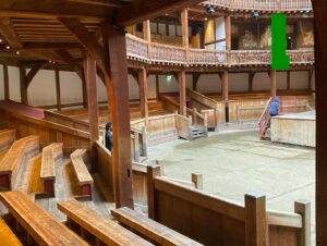 Bryan Dechart Instagram - Shakespeare’s “Globe Theatre” in London 🇬🇧 w/ @amelia_rose_blaire before #MCMComicCon this weekend!
Two theater nerds having a great time exploring this beautiful city!
.
This is a faithful reconstruction of Shakespeare’s theater from the end of the 1500’s which produces classical and contemporary plays year round.