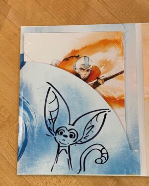 Bryan Konietzko Instagram - I’m signing & doodling upon a bunch of stuff for an upcoming charity auction benefiting @santedorrescue an animal rescue organization in LA that’s near and dear to my heart. This first item, pictured, is The Ultimate Aang & Korra Blu-Ray Collection. Keep an eye out here if you’re interested in bidding. I’ll let you know when the auction is live. Thanks! 🌈💙✨