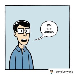 Bryan Konietzko Instagram - Posted @withregram • @geneluenyang #AsiansAreHuman #StopAsianHate #StopAAPIHate